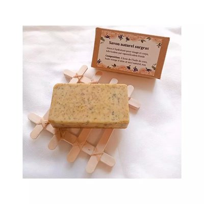 Savon Surgras Saponifié à Froid - Camomille 40g